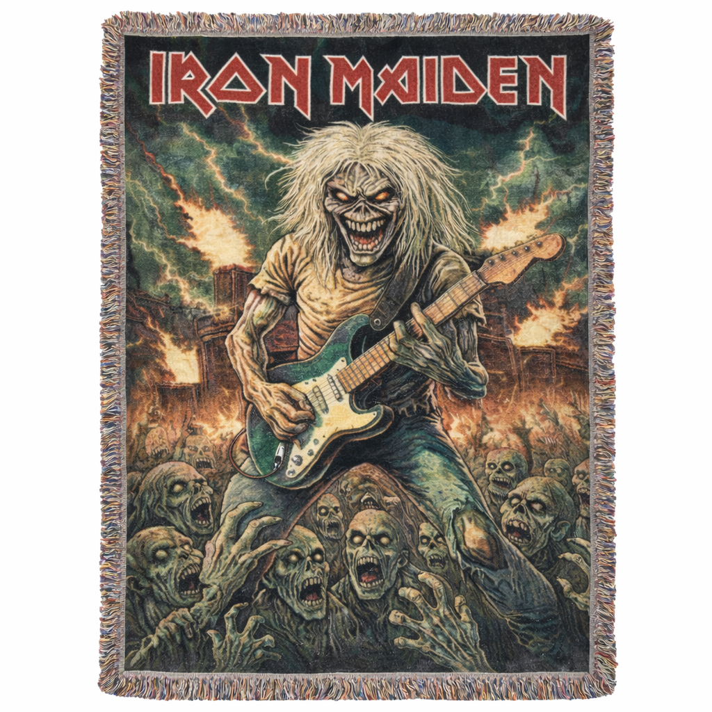 Handmade Iron Maiden Blankets