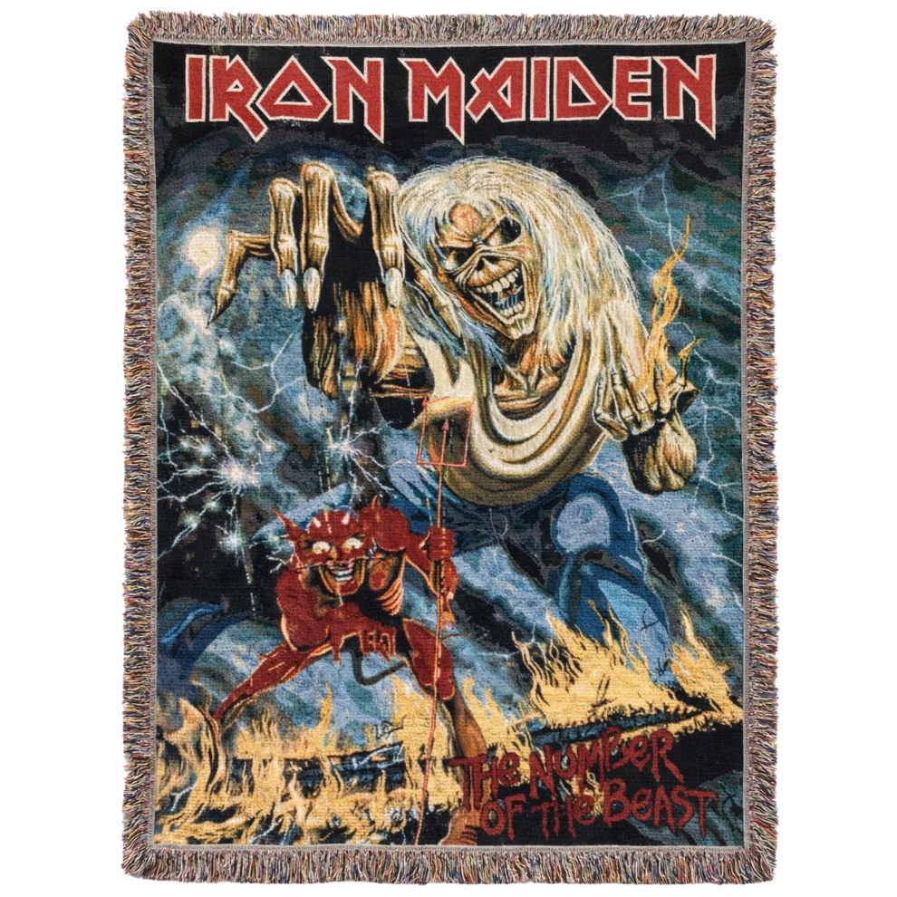 Handmade Iron Maiden Blankets